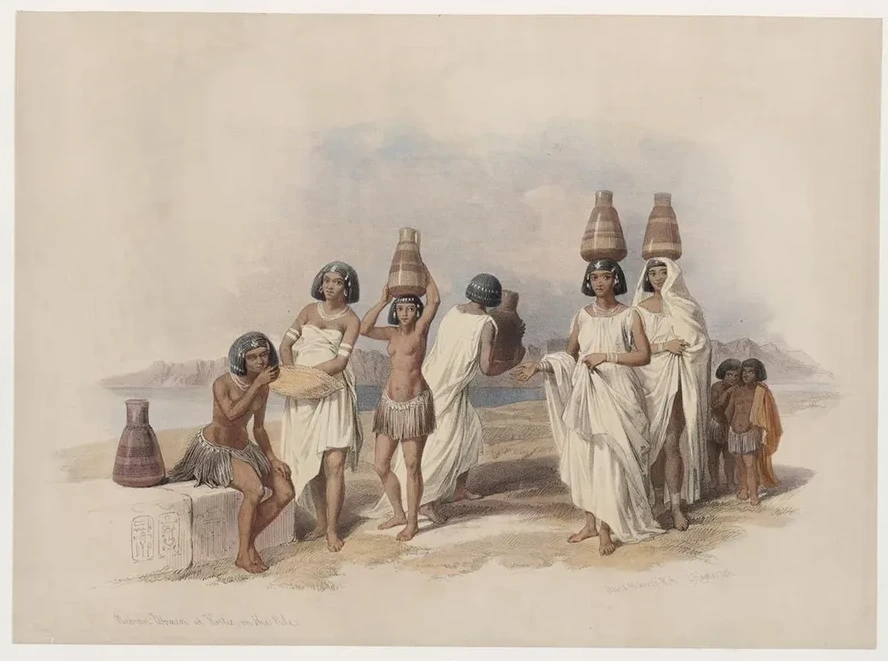 Nubian Women at Kortie, on the Nile
