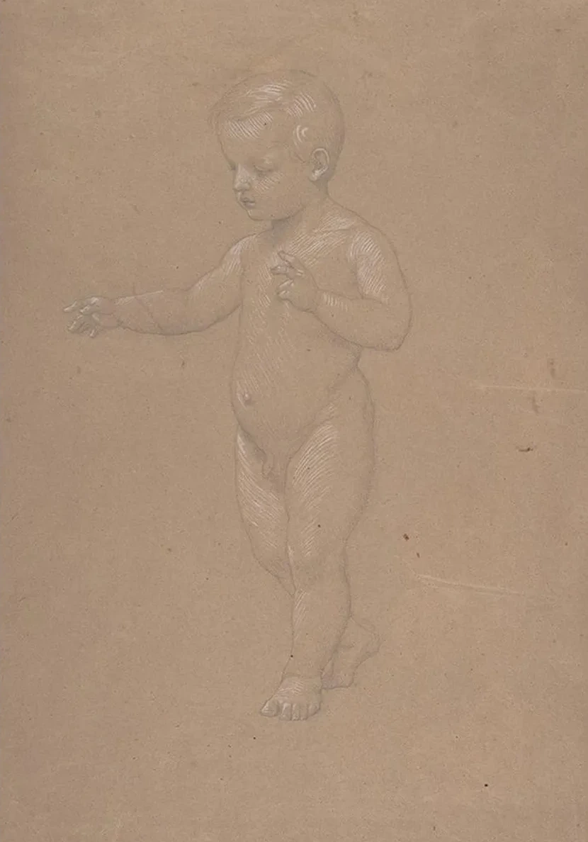 Nude Boy, Walking to the Left