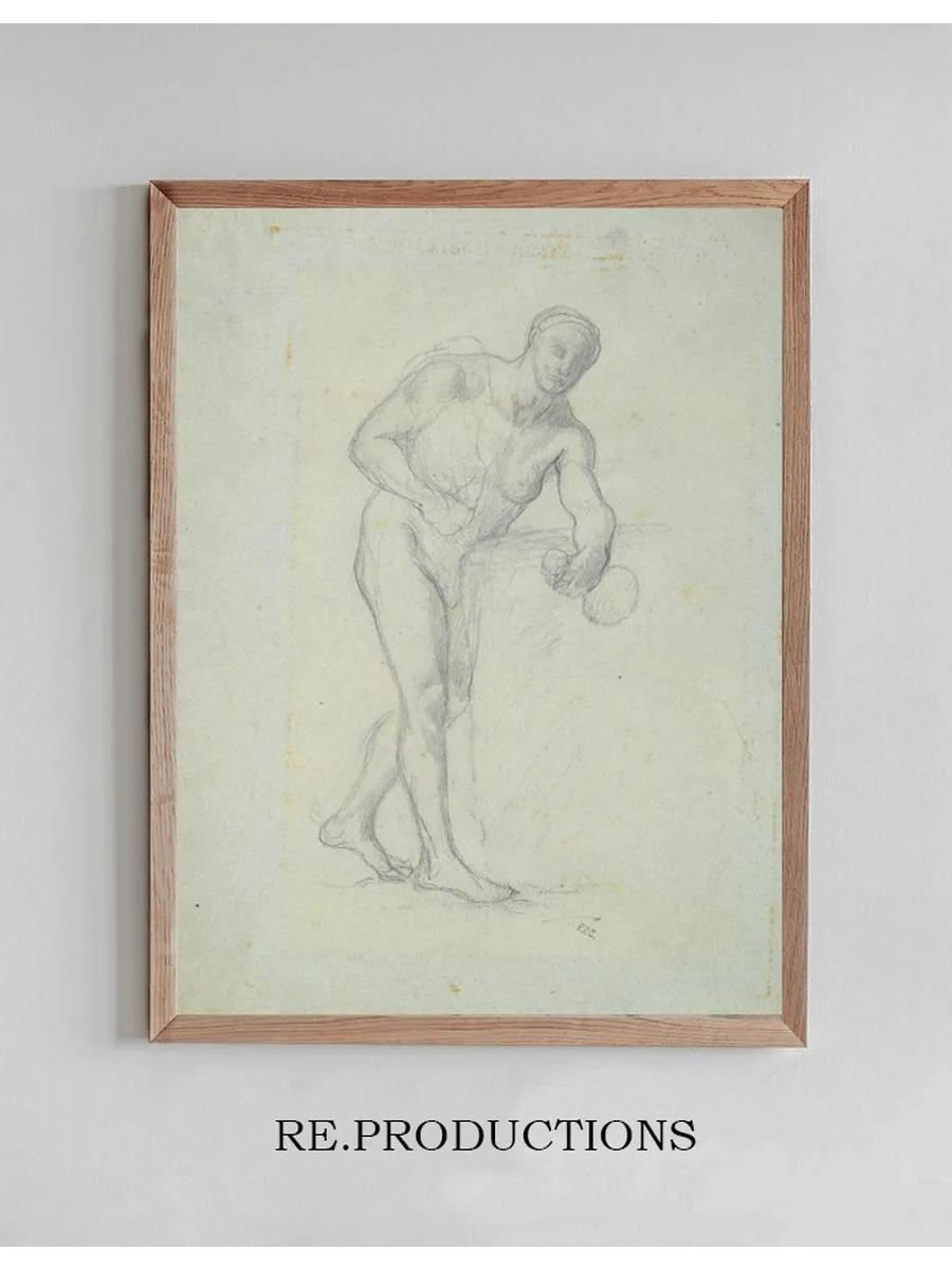 Nude Figure with aFlask