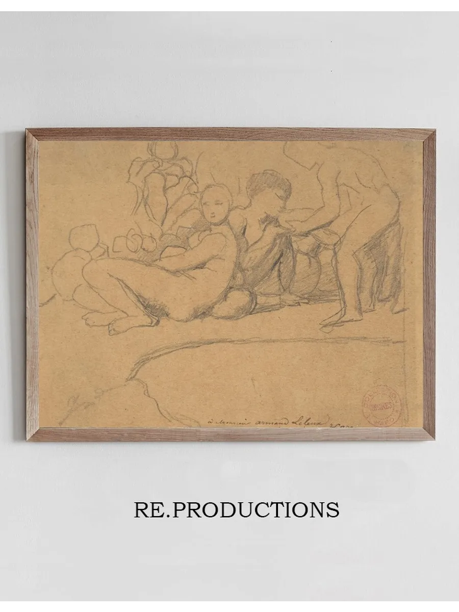 Nude Figures for L ge d Or, Ch teau de Dampierre