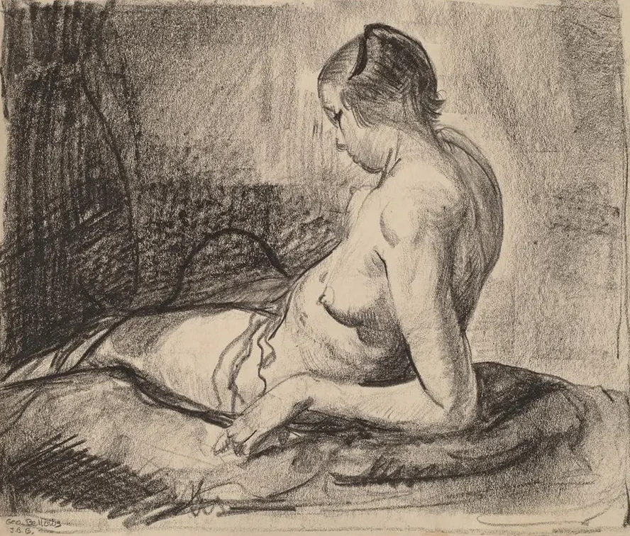 Nude Girl Reclining