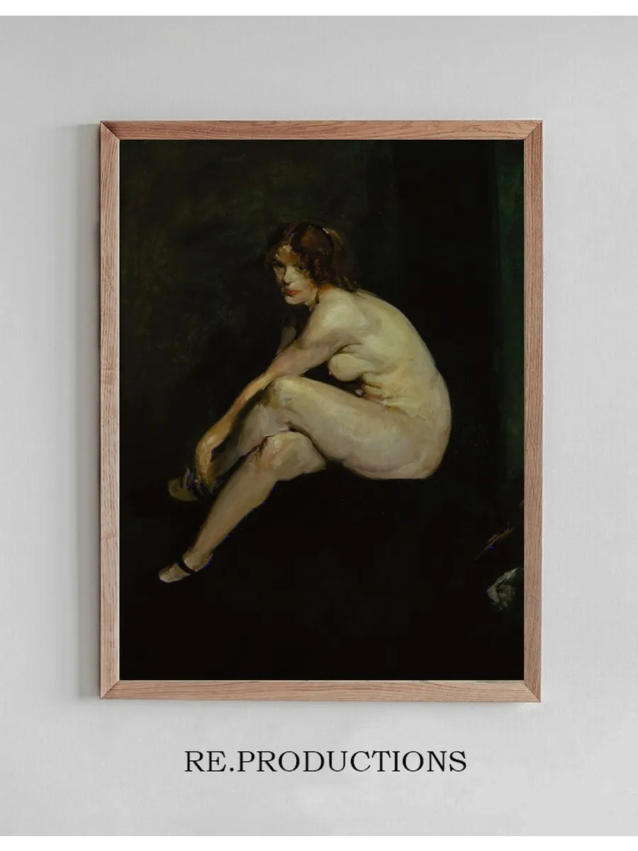 Nude Girl, Miss Leslie Hall