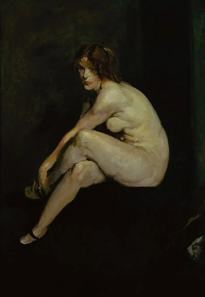 Nude Girl, Miss Leslie Hall
