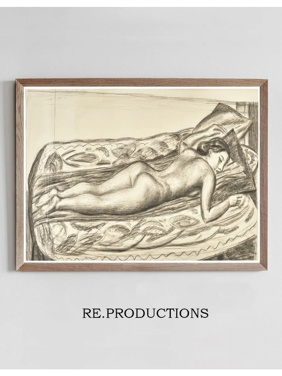 Nude Lying on a Bed
