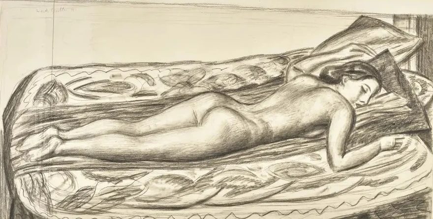 Nude Lying on a Bed