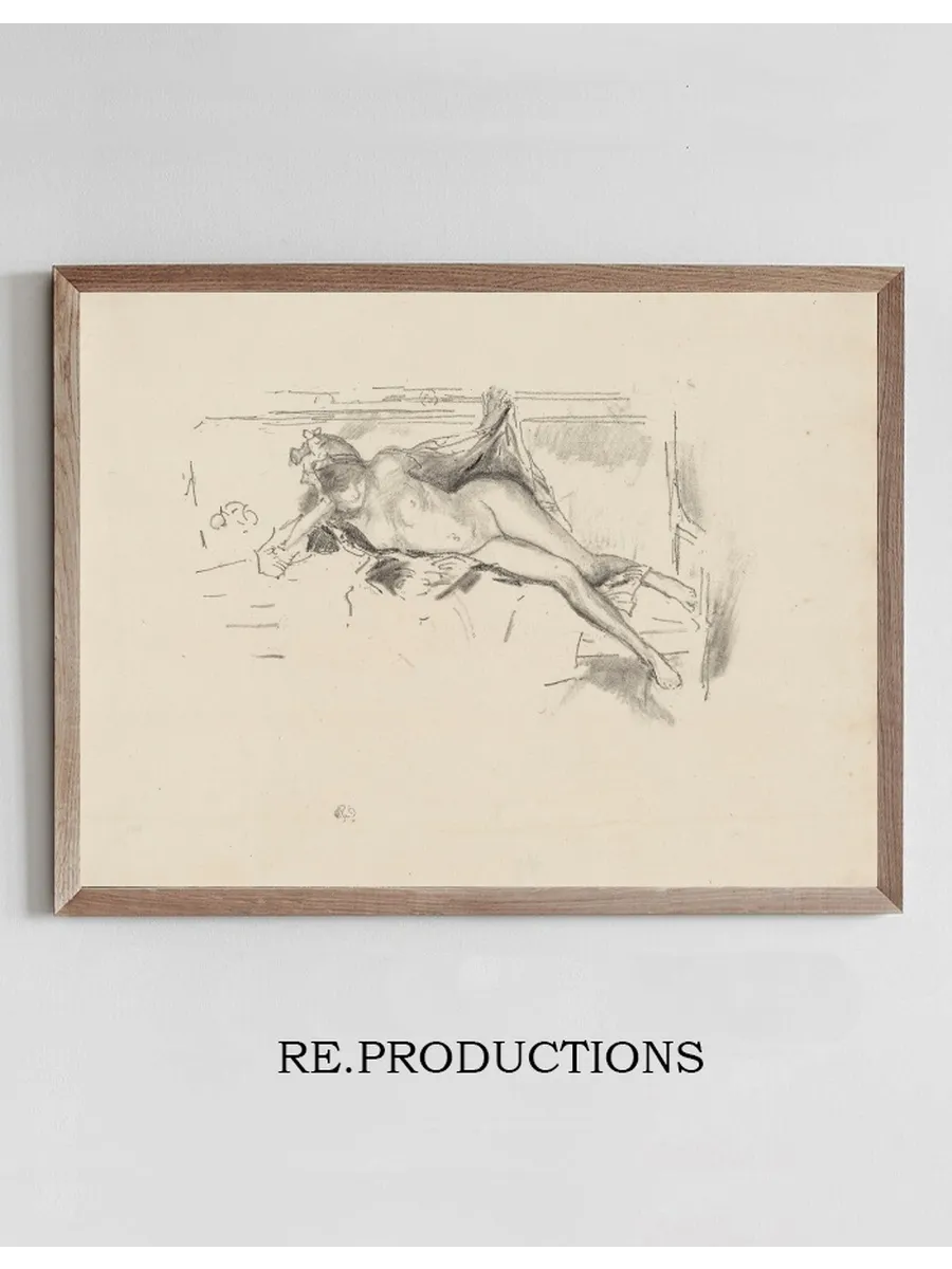 Nude Model, Reclining