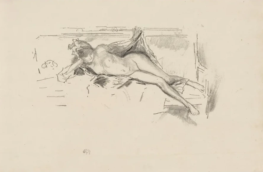 Nude Model, Reclining