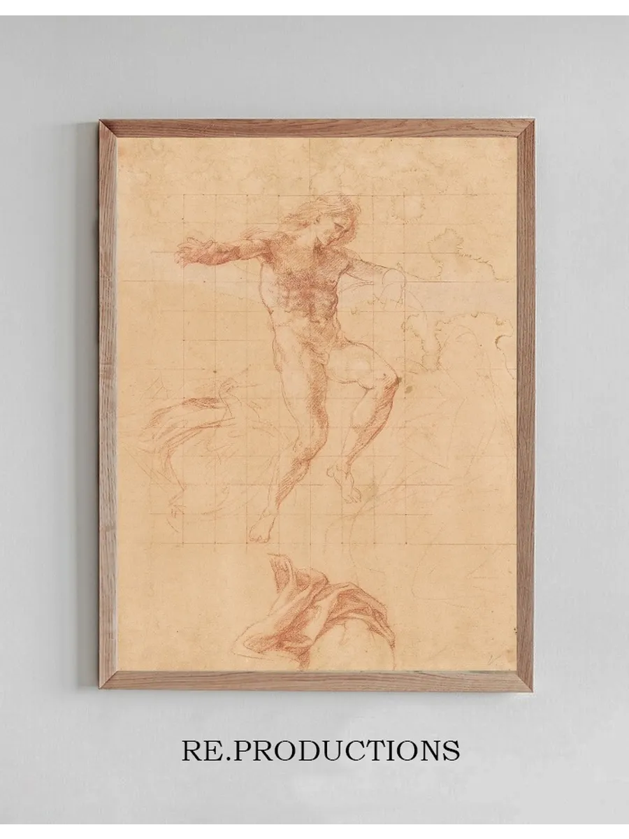 Nude Study and Drapery Details