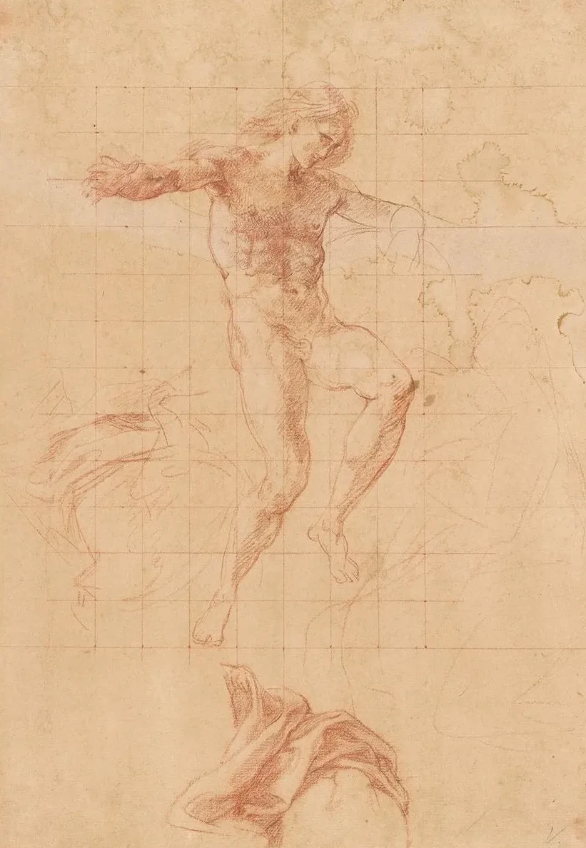 Nude Study and Drapery Details