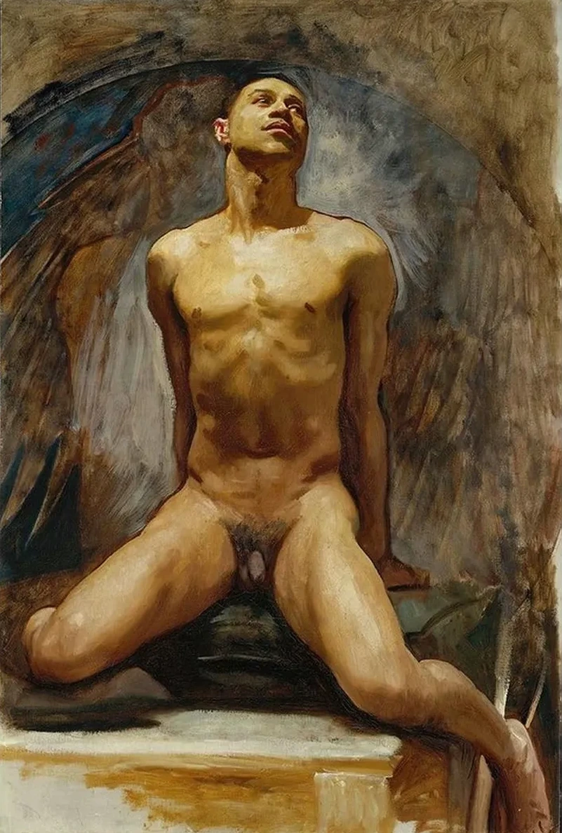 Nude Study of Thomas E. McKeller