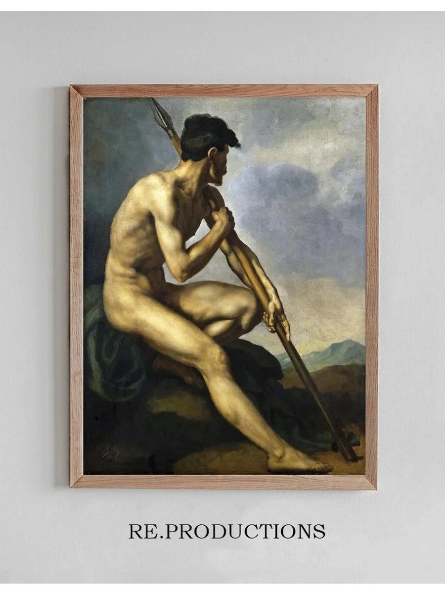 Nude Warrior with a Spear