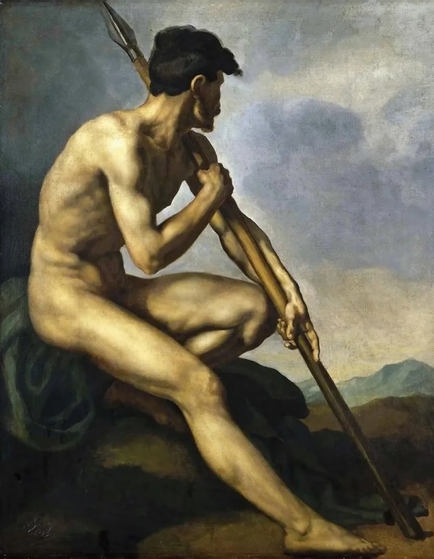 Nude Warrior with a Spear
