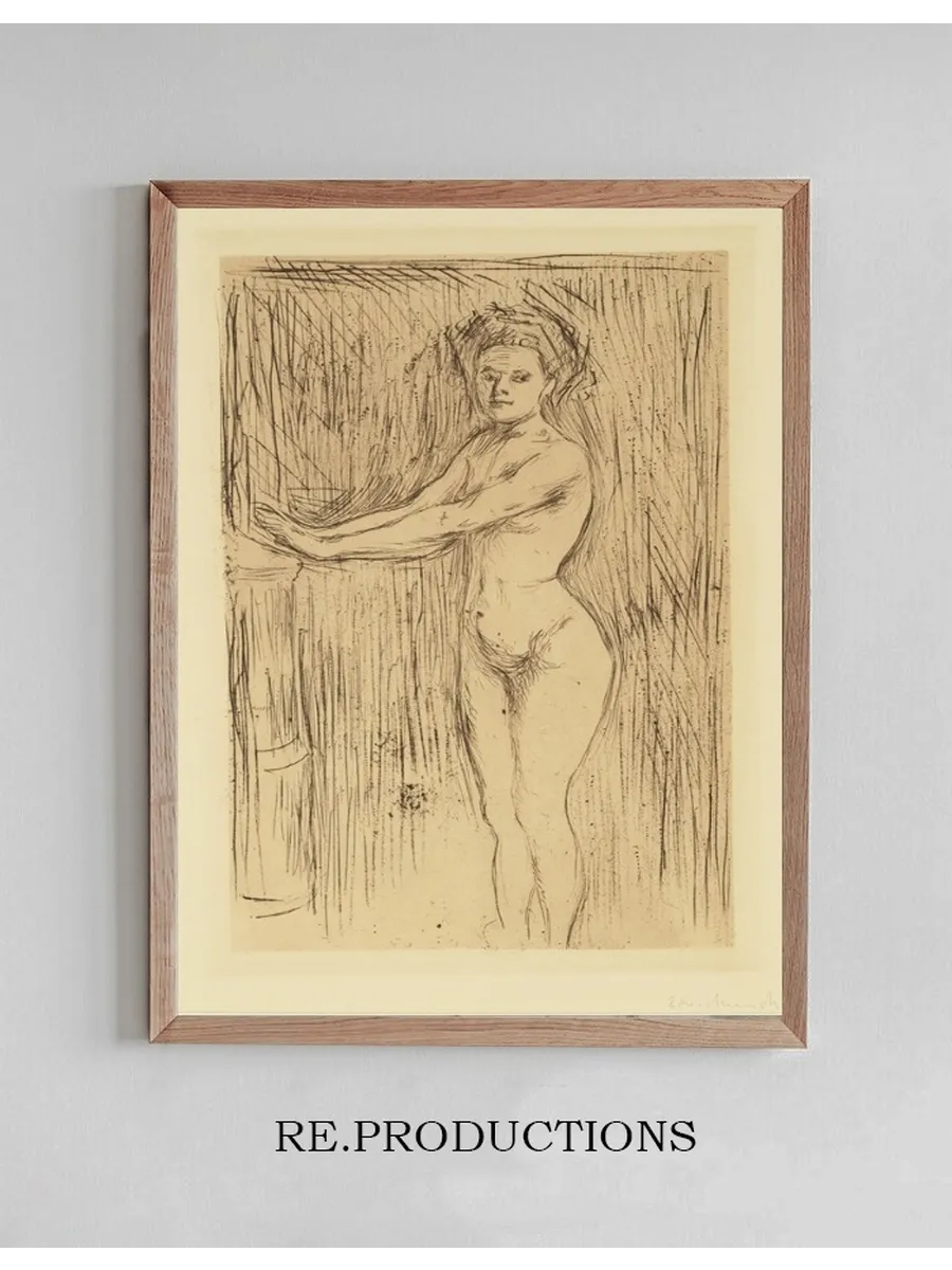 Nude Woman (Model Warming her Hands)
