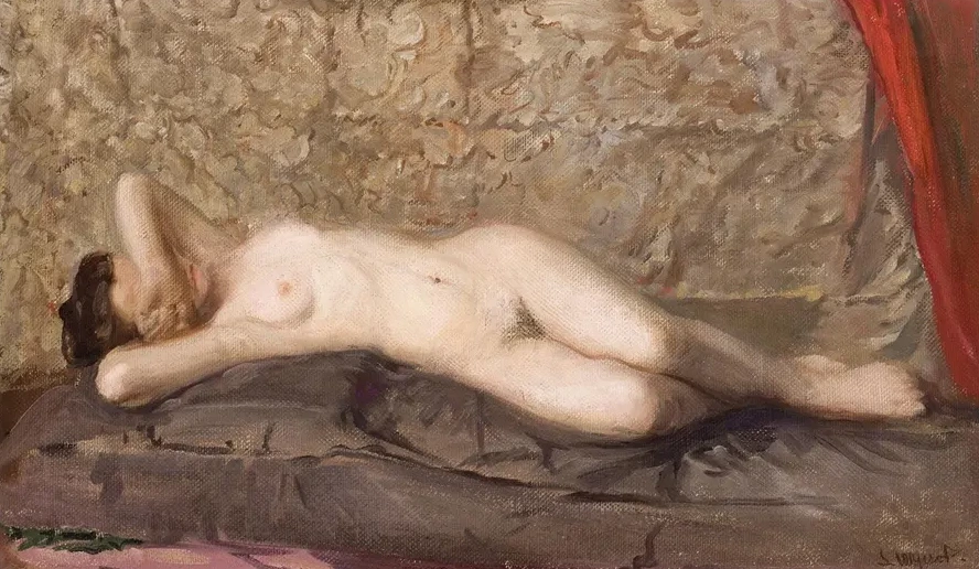 Nude Woman Lying