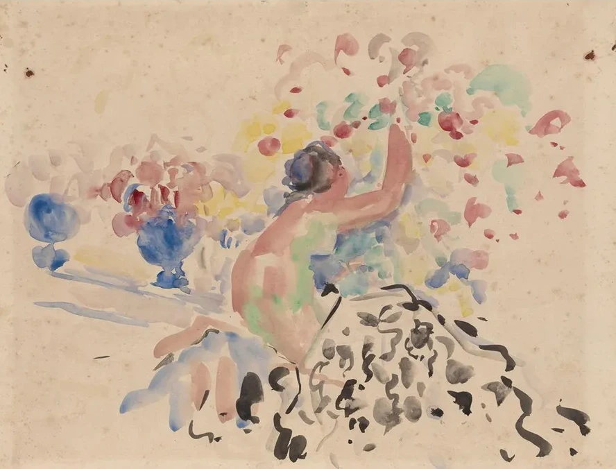 Nude and Flowers