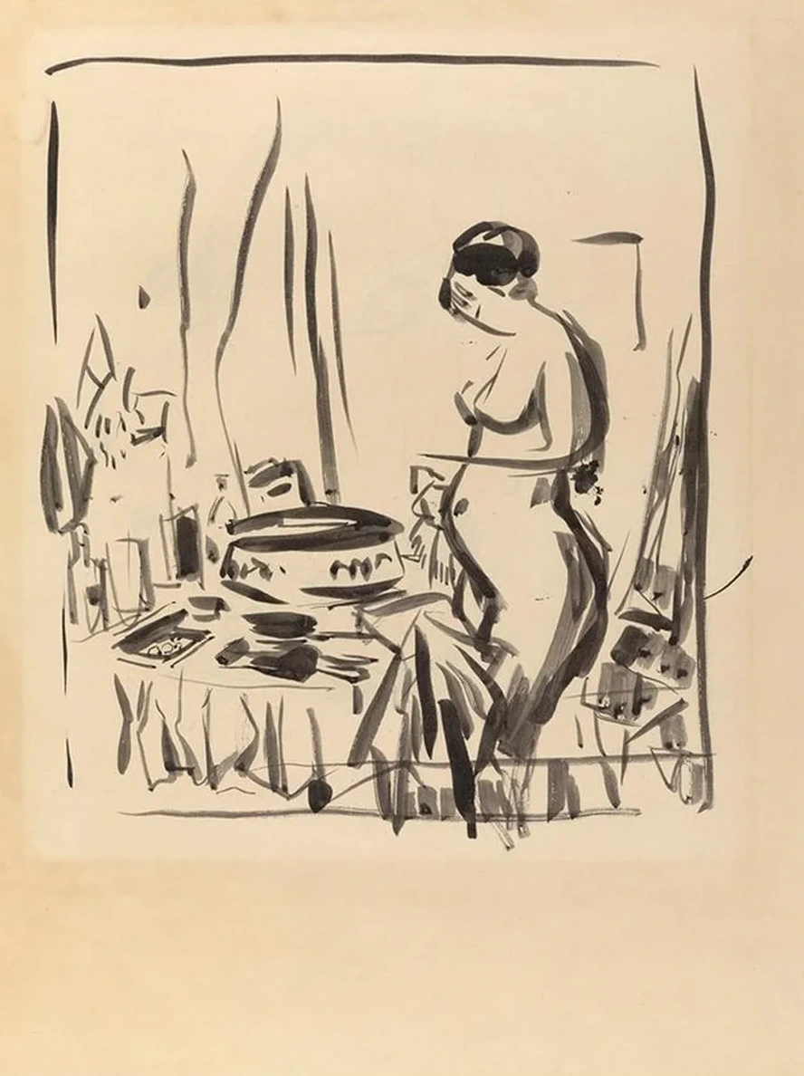 Nude at a Dressing Table