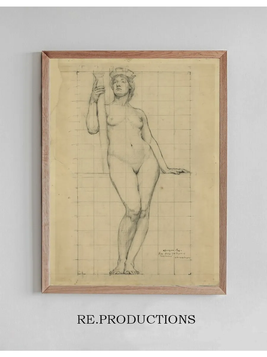 Nude Study for Figure of Architecture