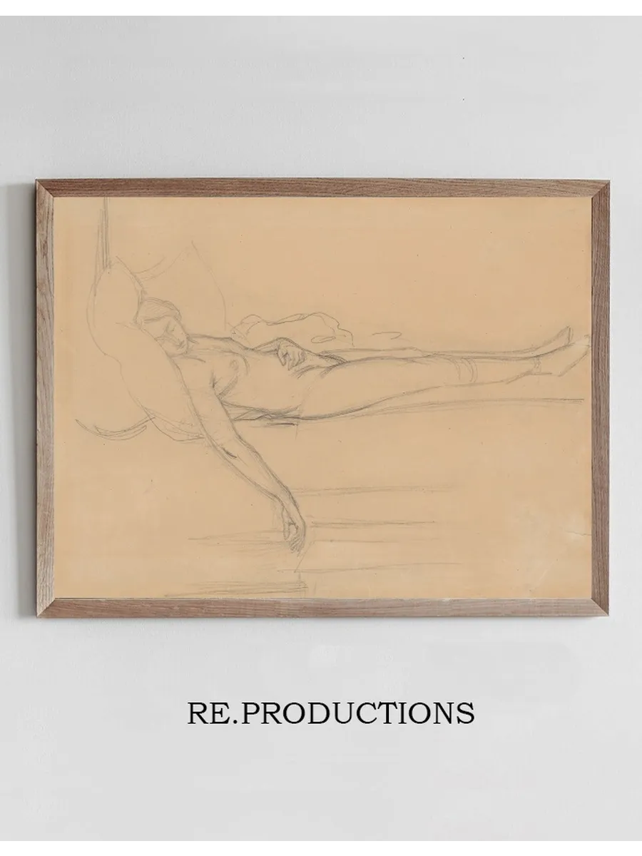 Nude Study for the Figure of Barbara in the Painting Death of Barbara Radziwi