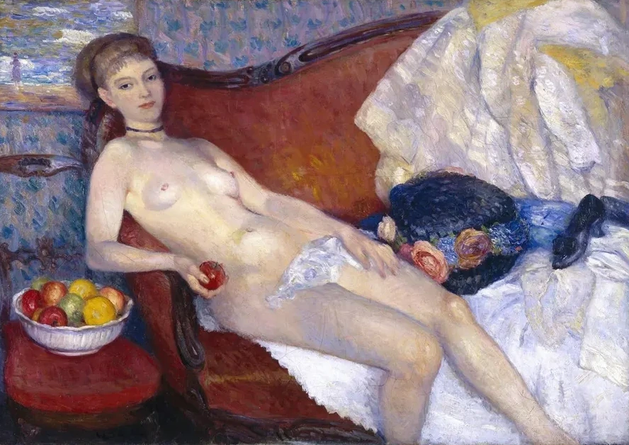 Nude with Apple