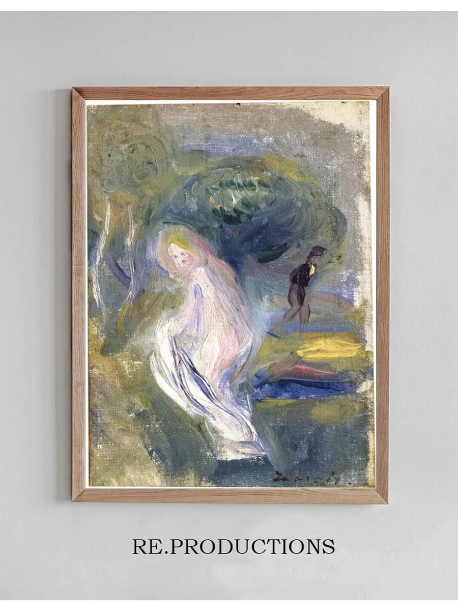 Nude with Figure in Background
