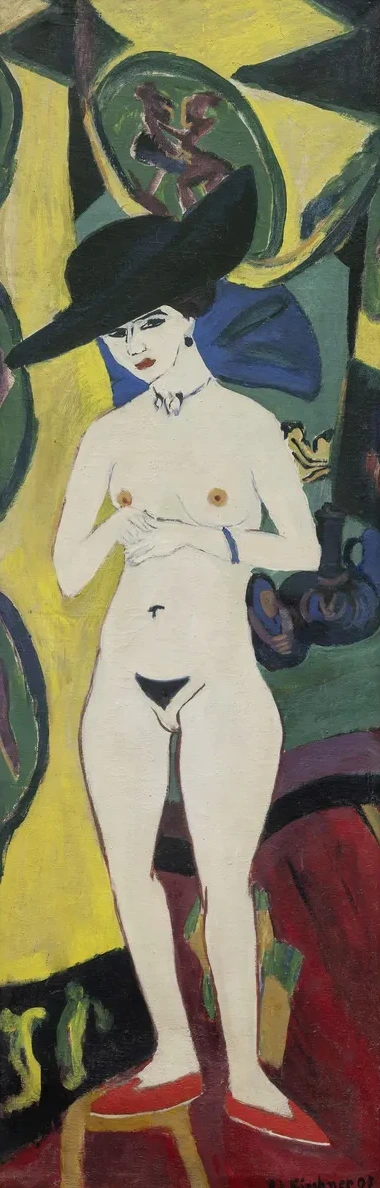 Nude with Hat