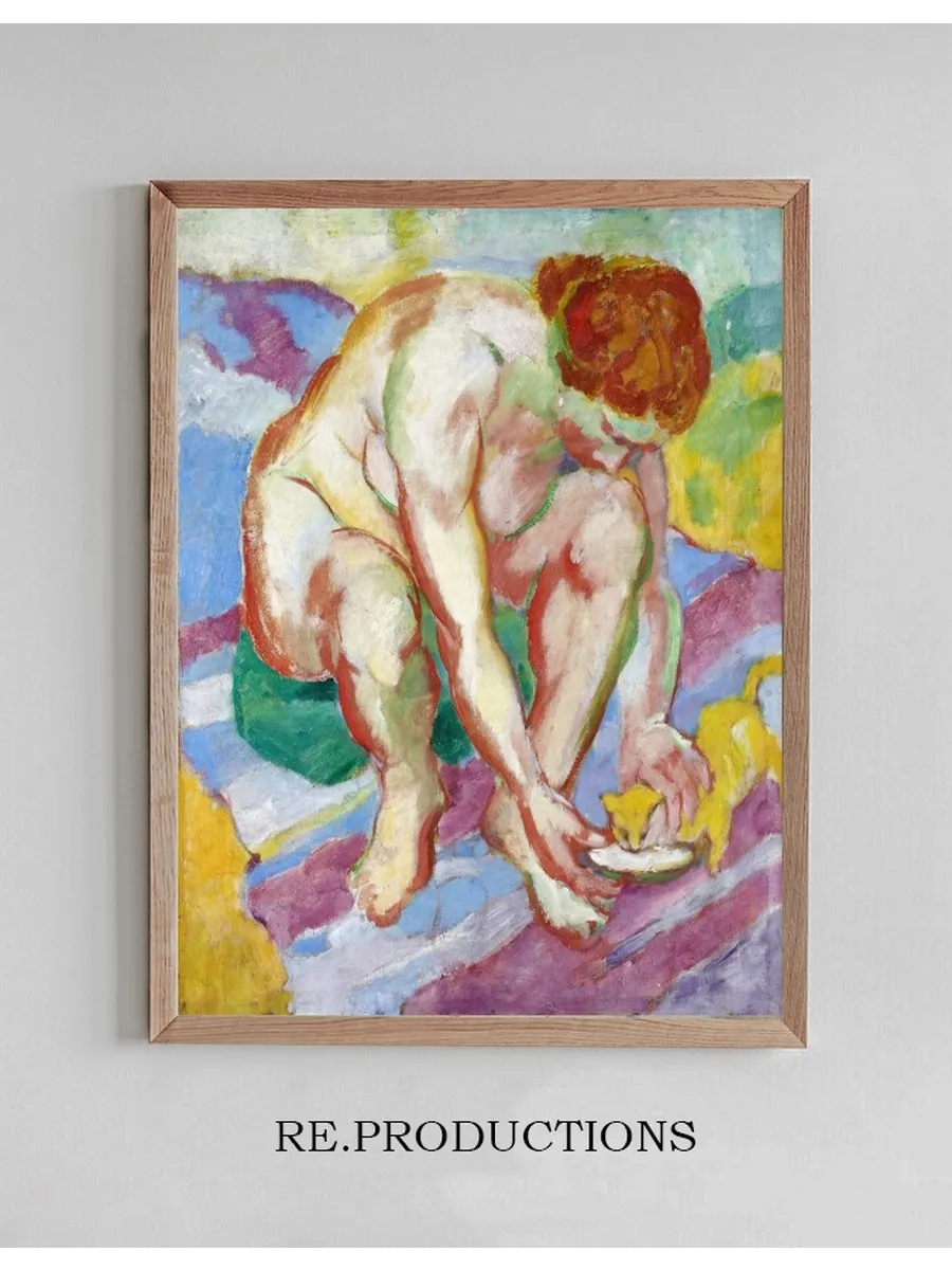 Nude with a Cat