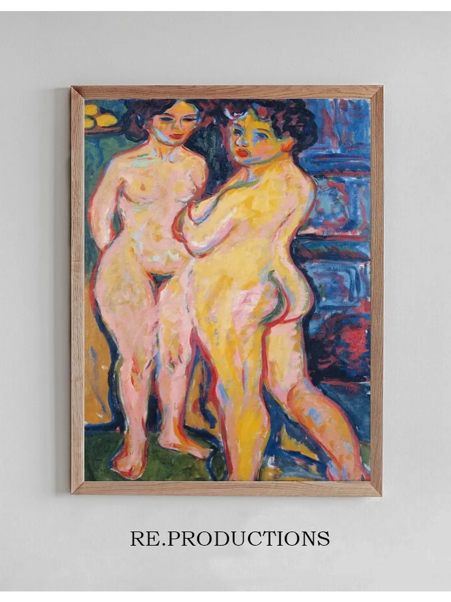 Nudes Standing by Stove