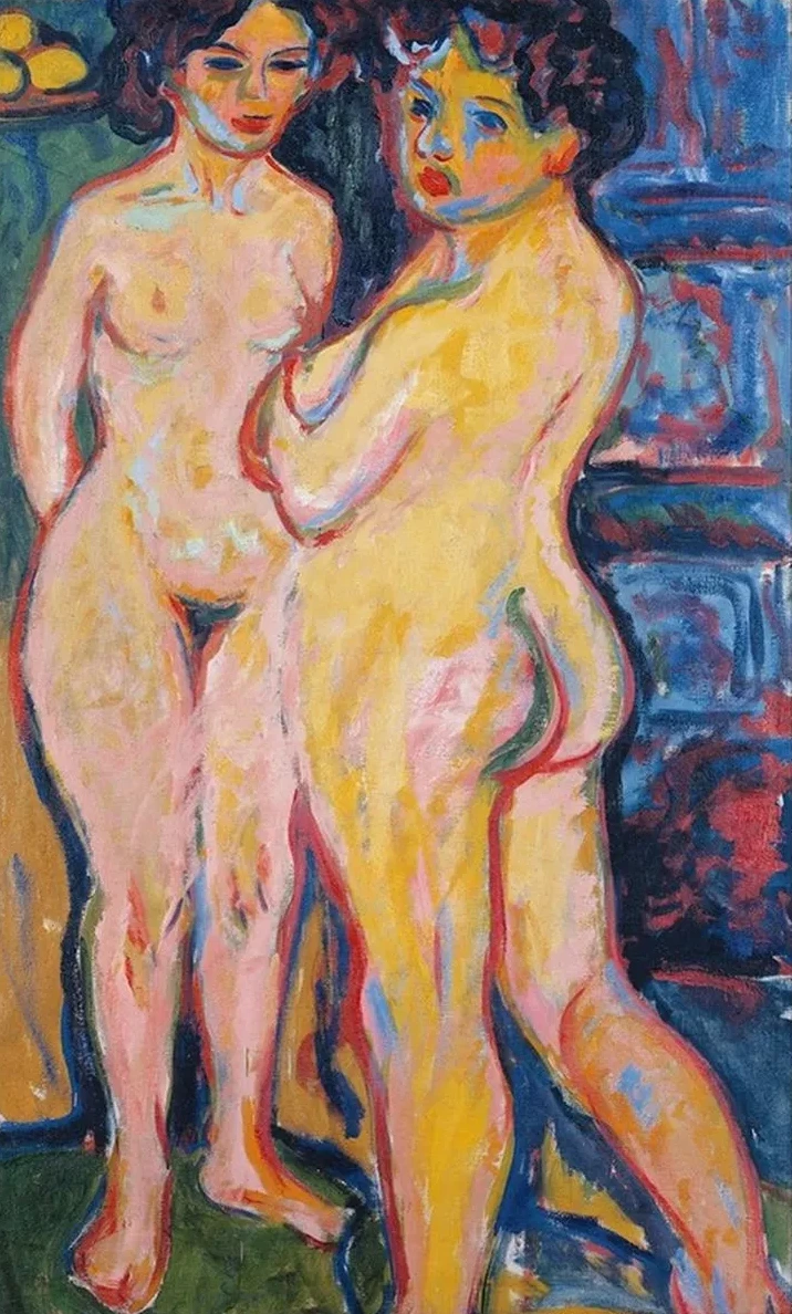 Nudes Standing by Stove
