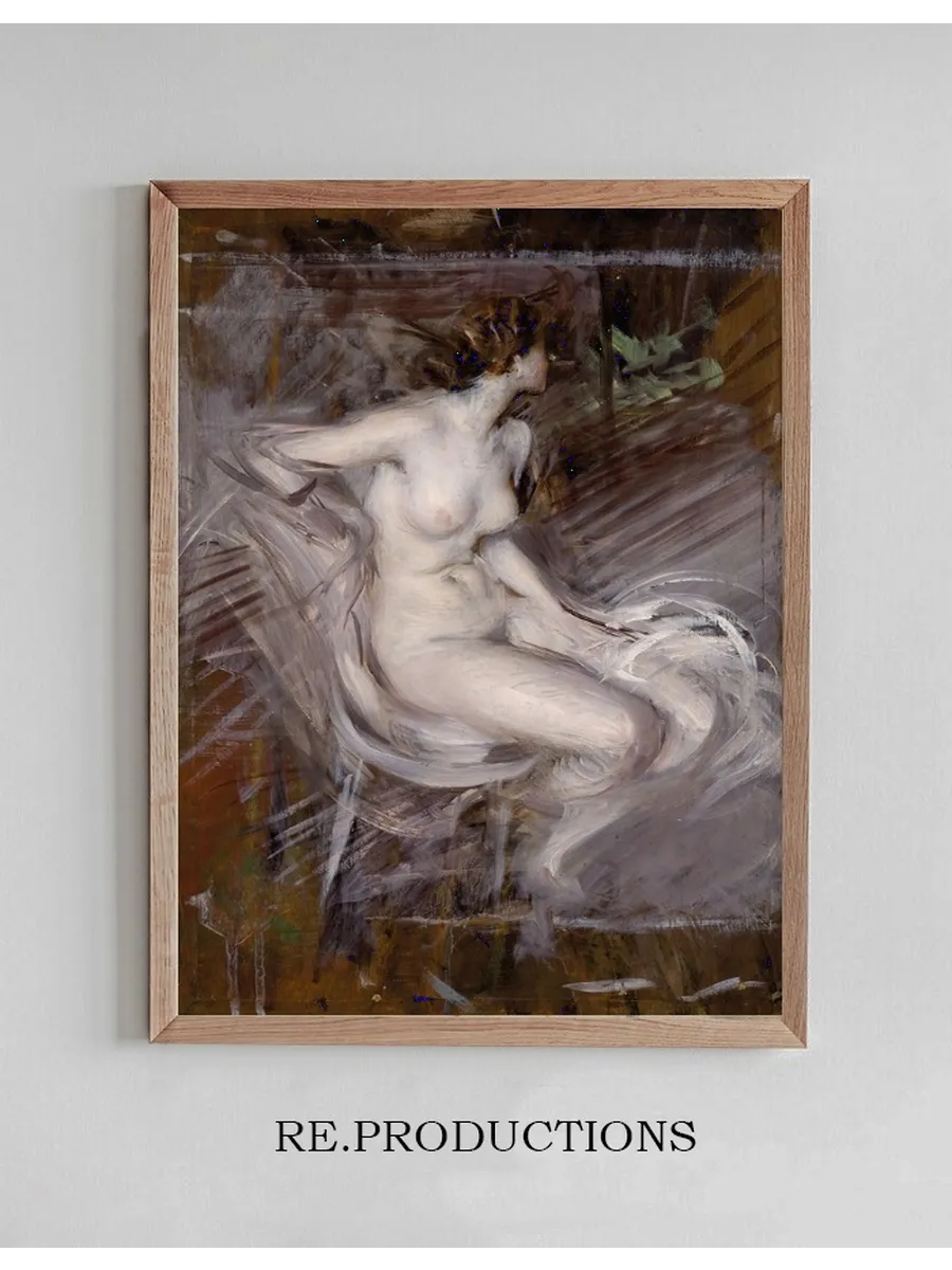Nudo di Giovane Seduta