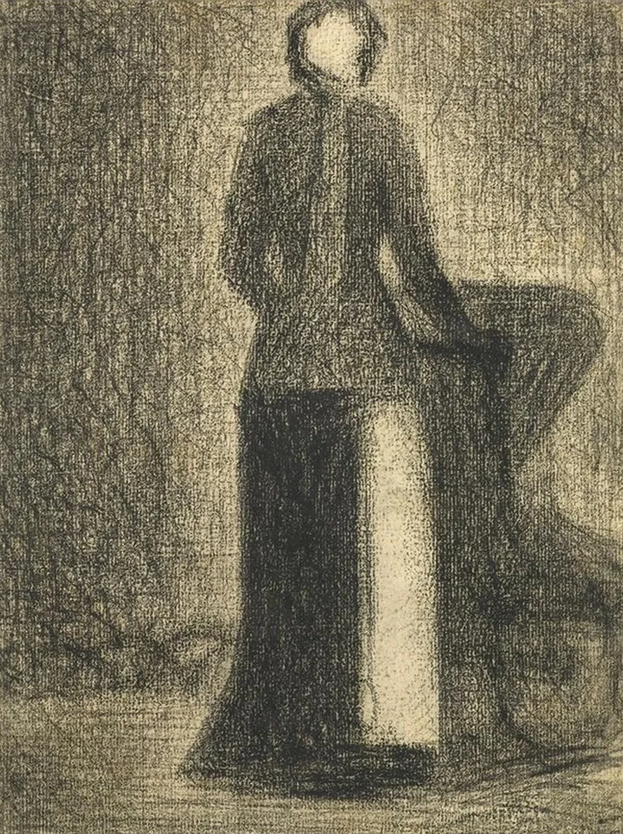 Nurse with a Child's Carriage
