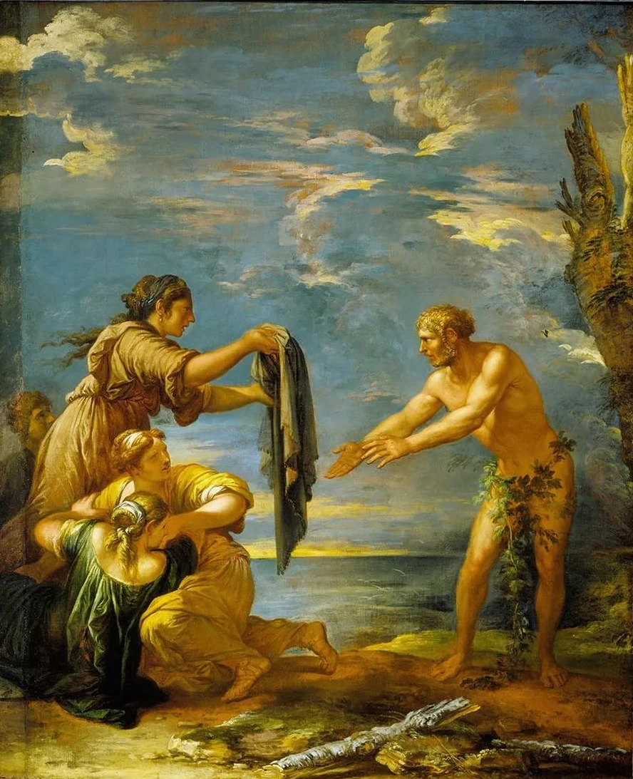 Odysseus and Nausicaa