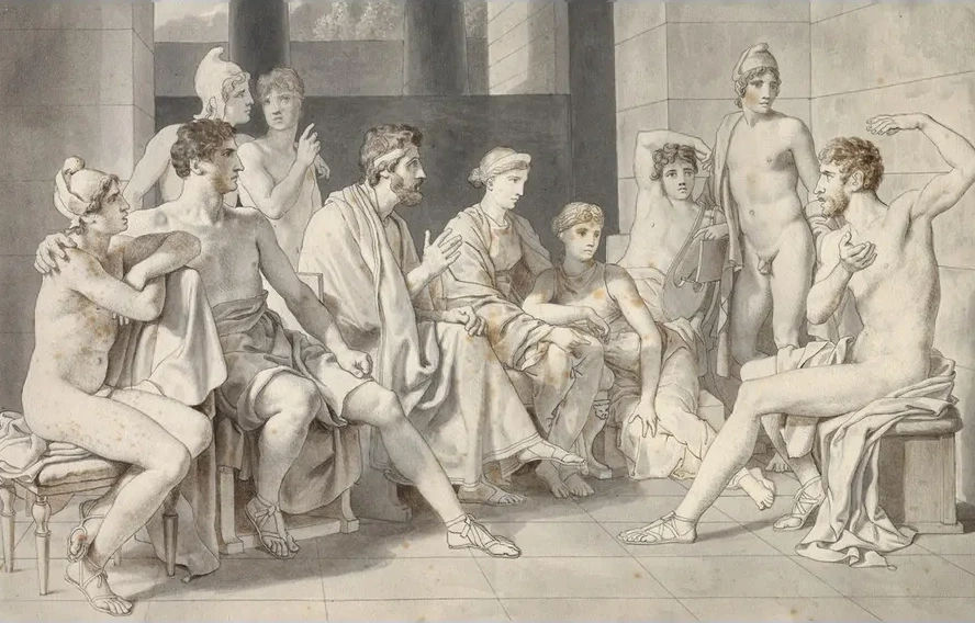 Odysseus Hos Alkinoos Beretter Om Sit LIV