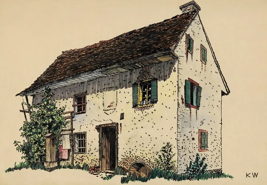 Ohne Titel (Bauernhaus)