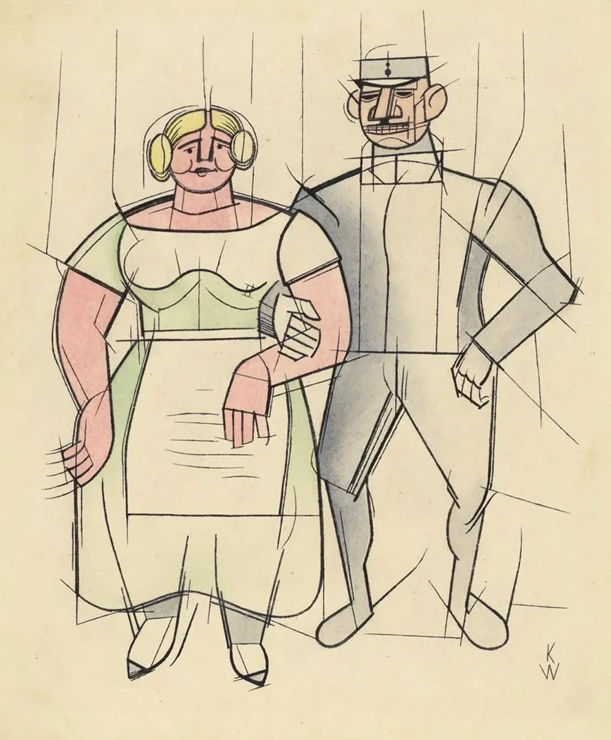Ohne Titel (Frau und Mann)