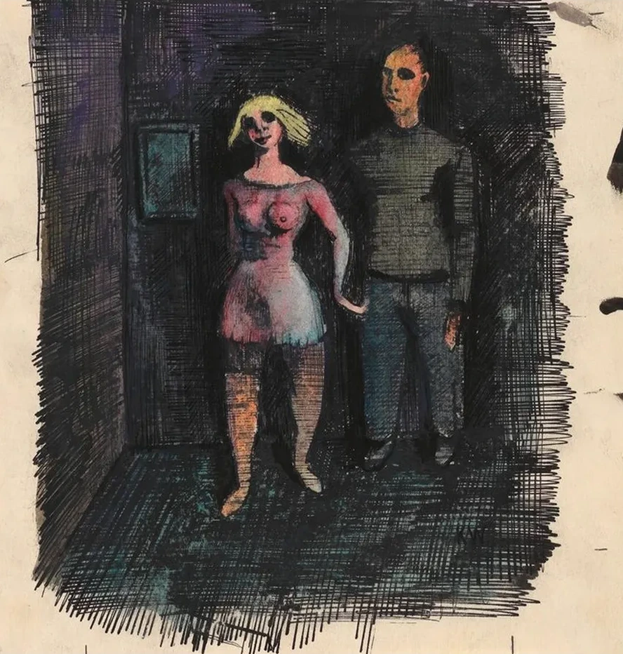 Ohne Titel (Frau und Mann)