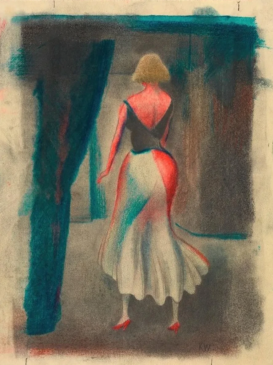 Ohne Titel (frauenfigur, R Ckenansicht)