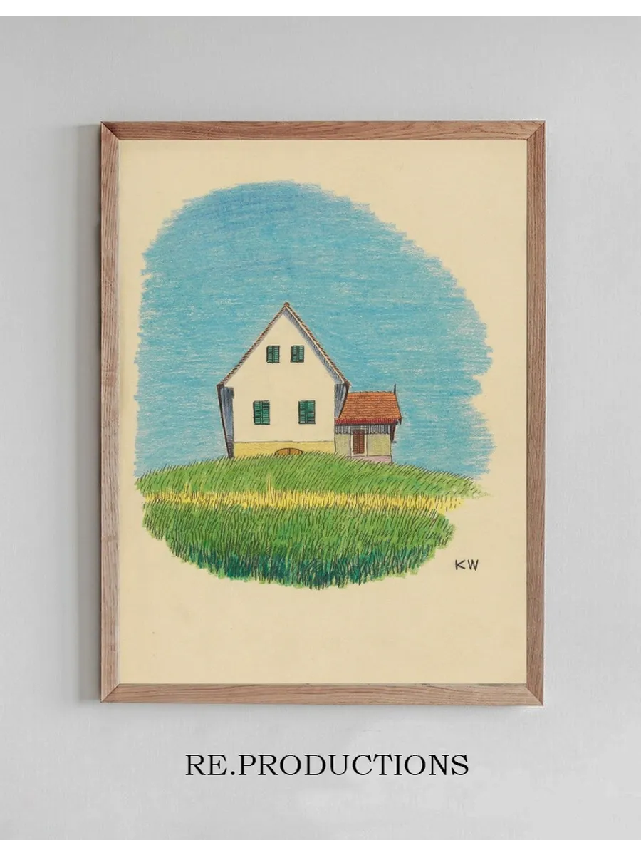 Ohne Titel (Haus in Wiese)