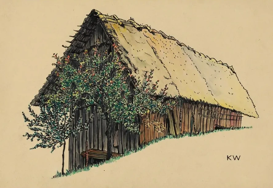Ohne Titel (Holzscheune)