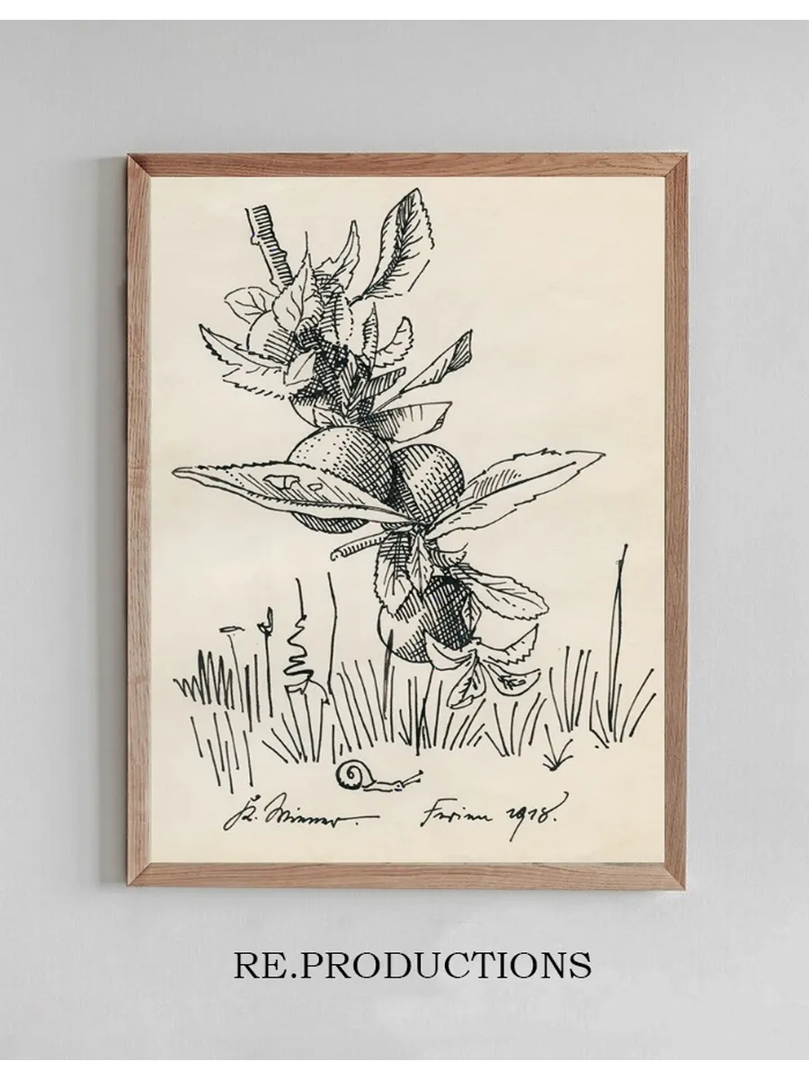 Ohne Titel (Zweig von einem Obstbaum)