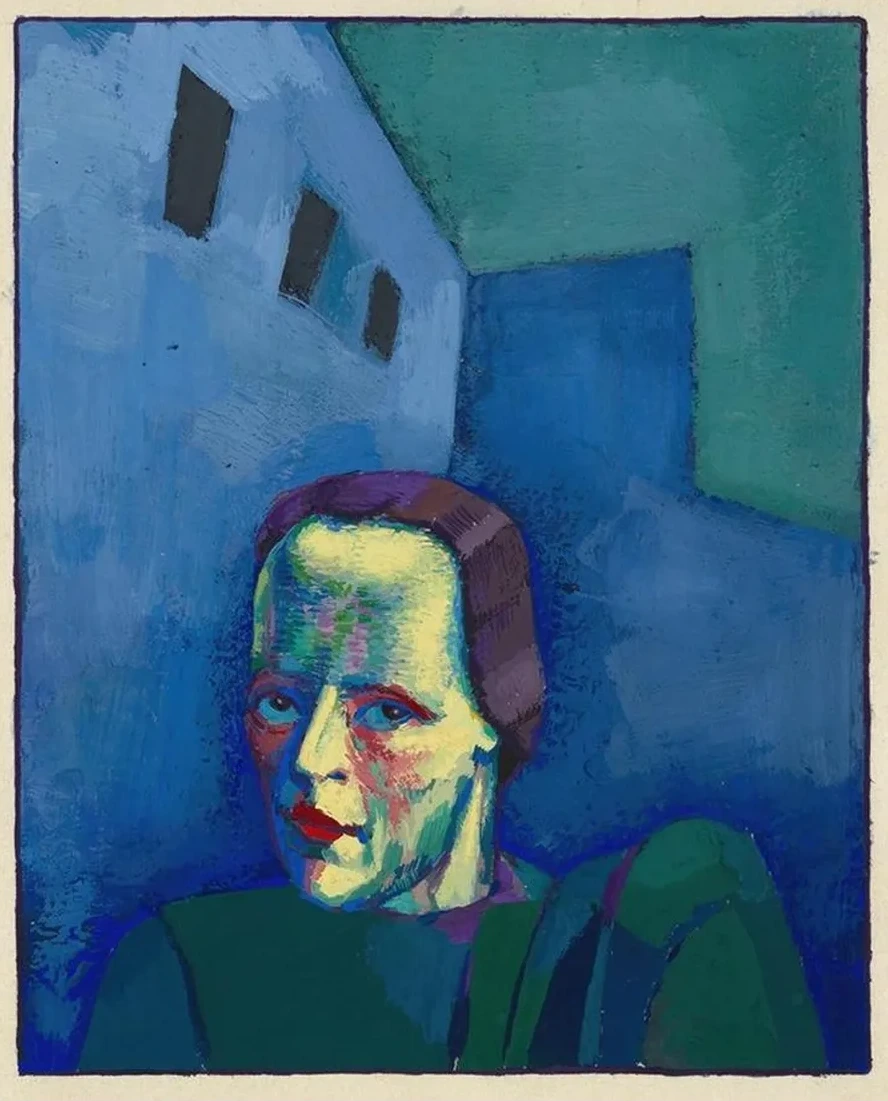 Ohne Titel (weibliches Portr T)