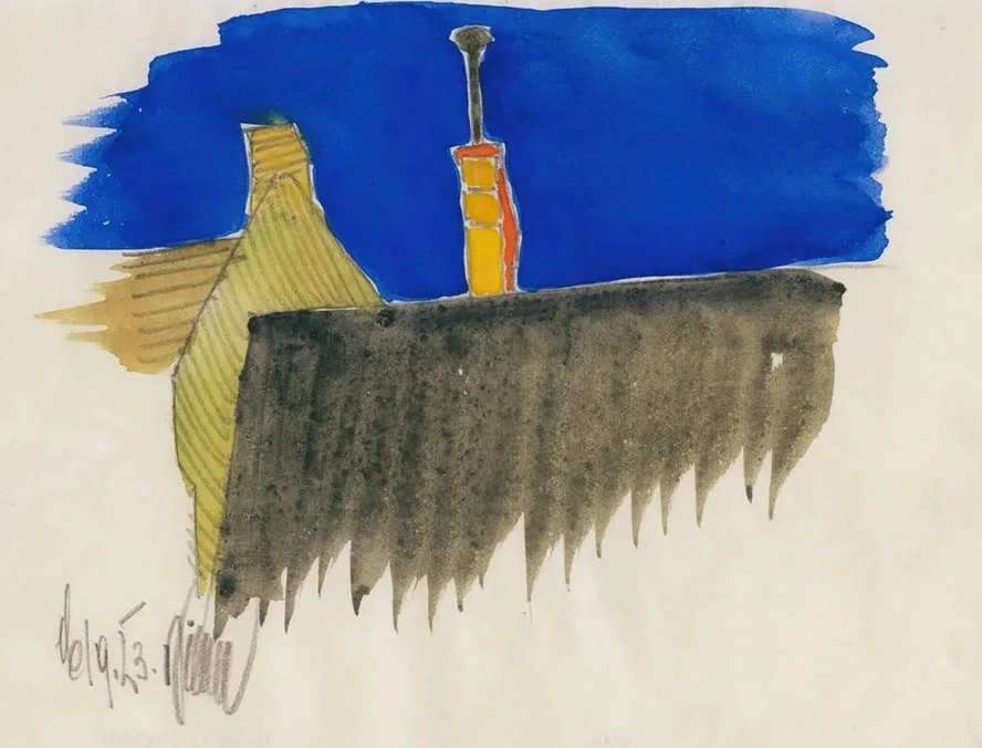 Ohne Titel, (Skizzen 10 Bl tter) II