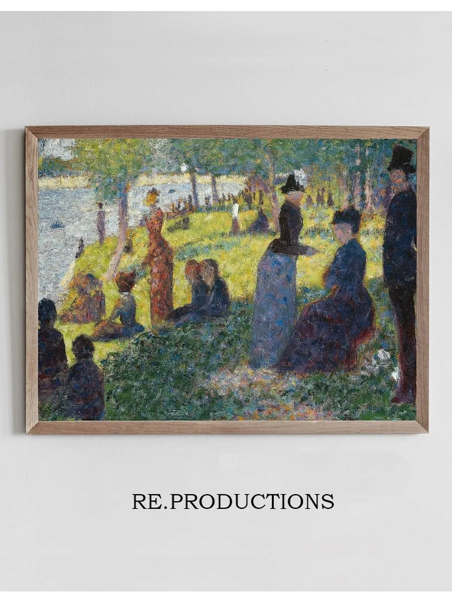 Oil Sketch for La Grande Jatte
