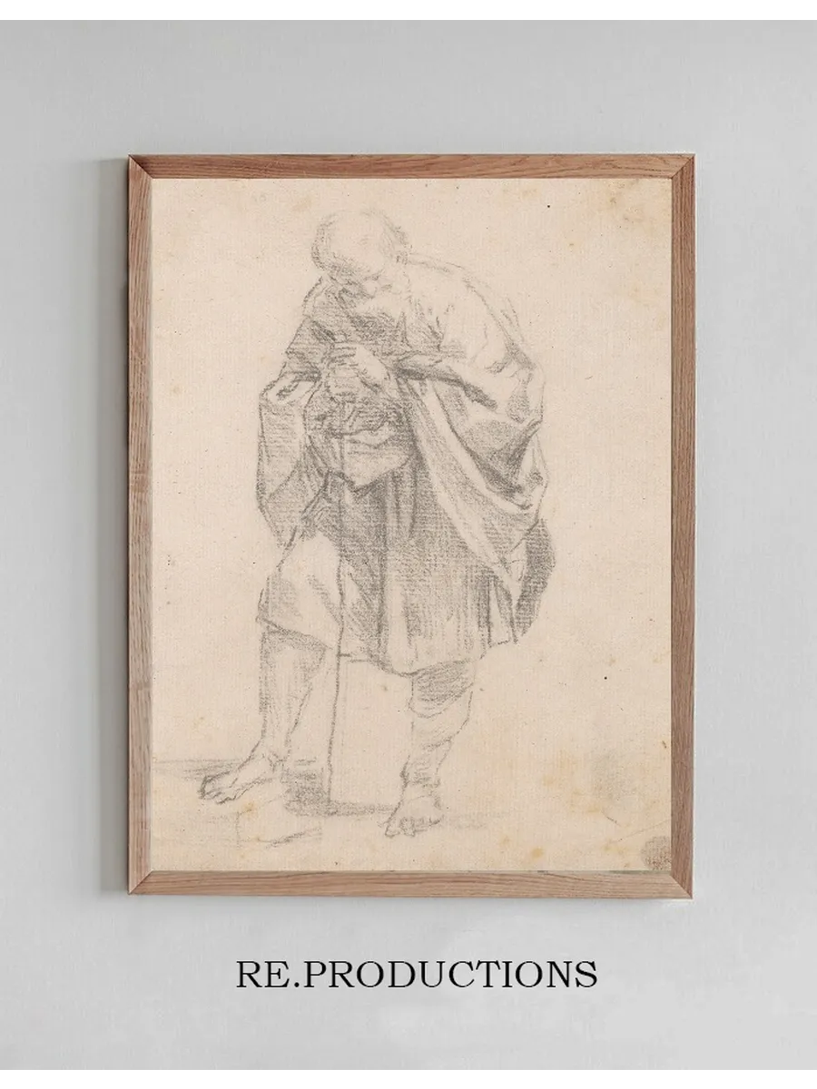 Old Man with Cane