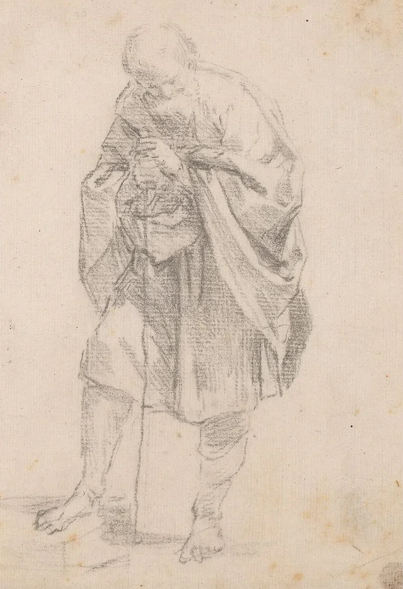 Old Man with Cane