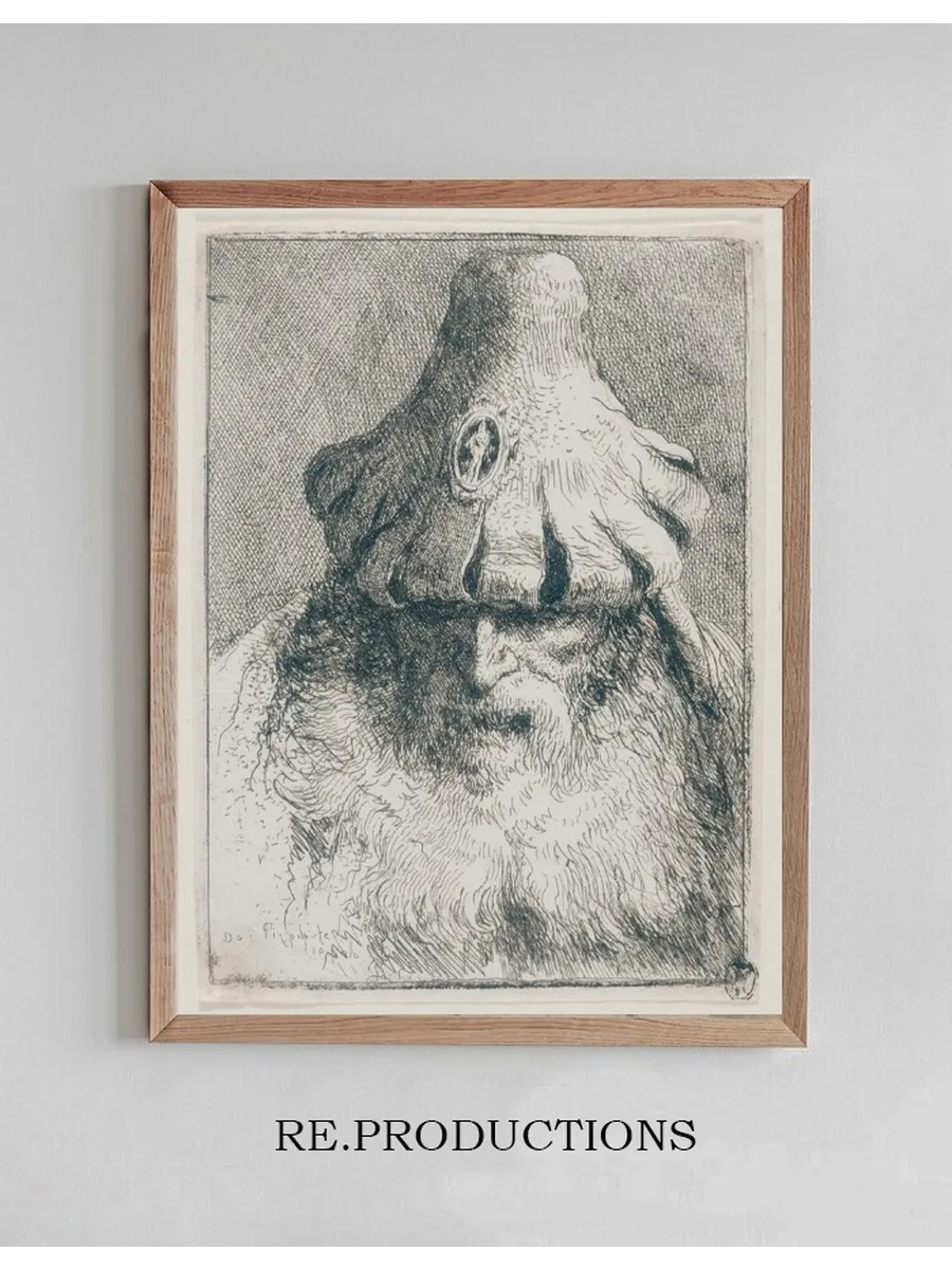 Old Man with Conical Hat