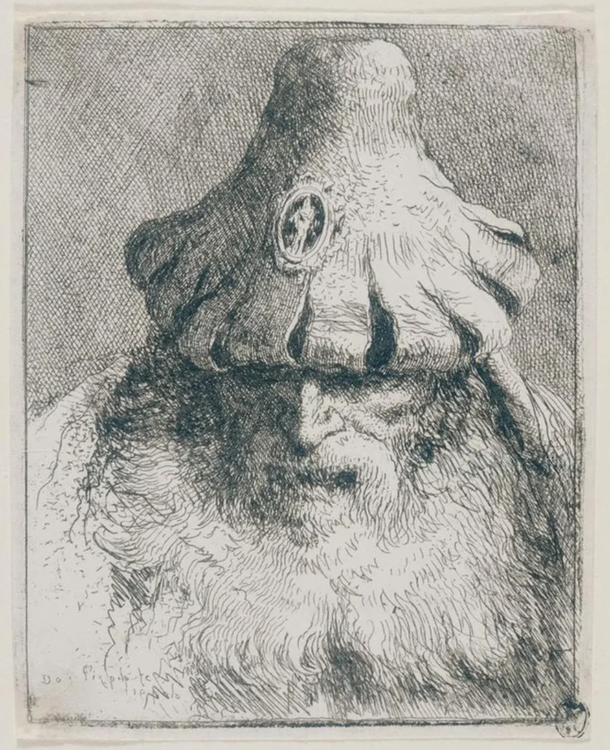 Old Man with Conical Hat