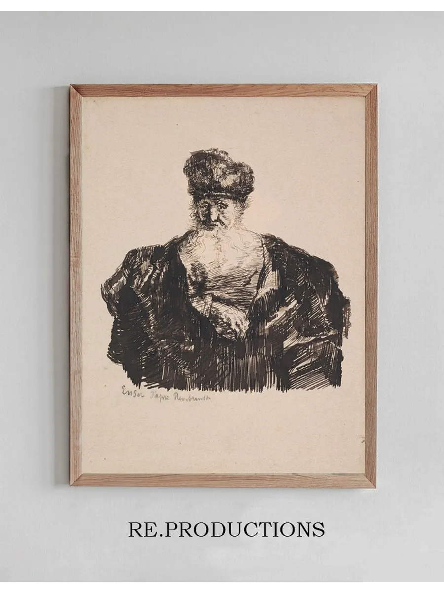 Old Man with Flowing Beard