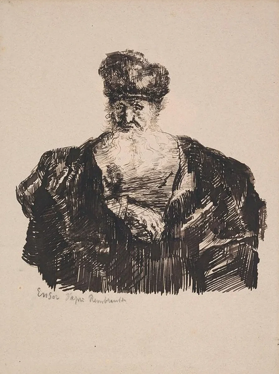 Old Man with Flowing Beard
