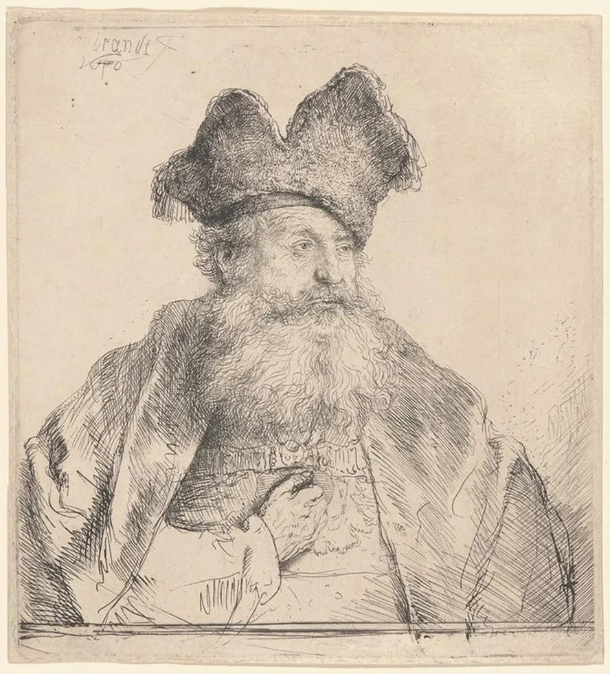 Old Man with a Divided Fur Cap