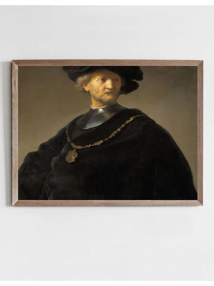 Old Man with a Gold Chain